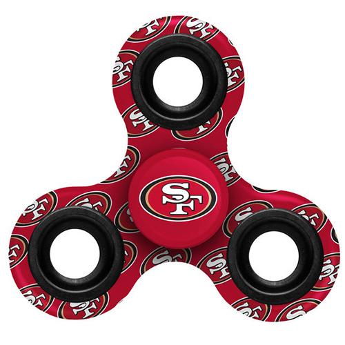 NFL San Francisco 49ers Logo 3 Way Fidget Spinner 3A14
